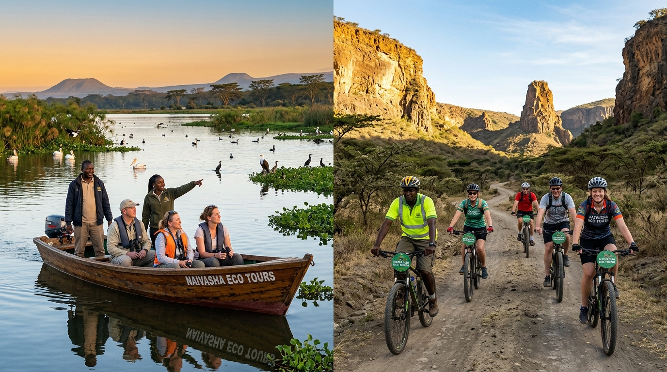 Crescent Shores Retreats team in Naivasha Kenya — Naivasha-based safari operator covering Kenya Tanzania Uganda and Rwanda